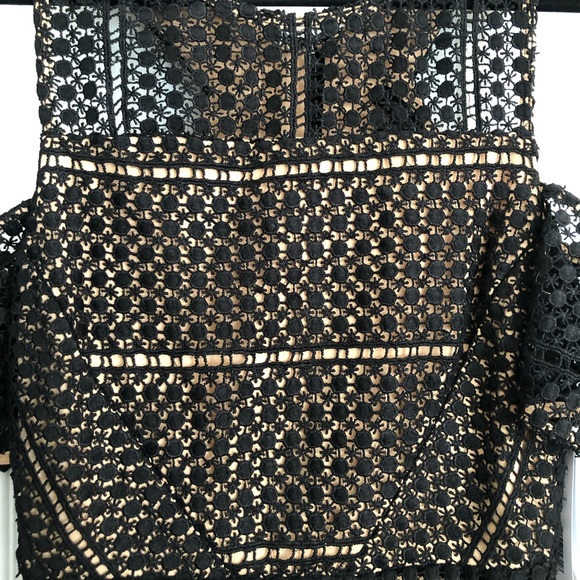 NWT Aqua Black Lace Cocktail Dress - Picture 8 of 8